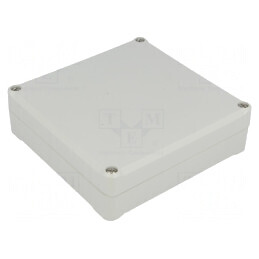 Carcasă Universală ABS Gri 120x122x37mm EUROMAS II | Electronic-mag.ro | Componente Electronice