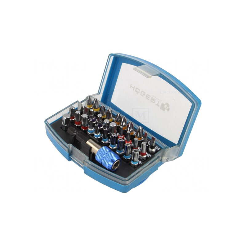 Kit Capete și Adaptor Șurubelniță 1/4 HT1S400 | Electronic-mag.ro | Componente Electronice