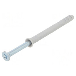 Plastic anchor | with screw | 5x50 | zinc-plated steel | N | 100pcs. | 050352
