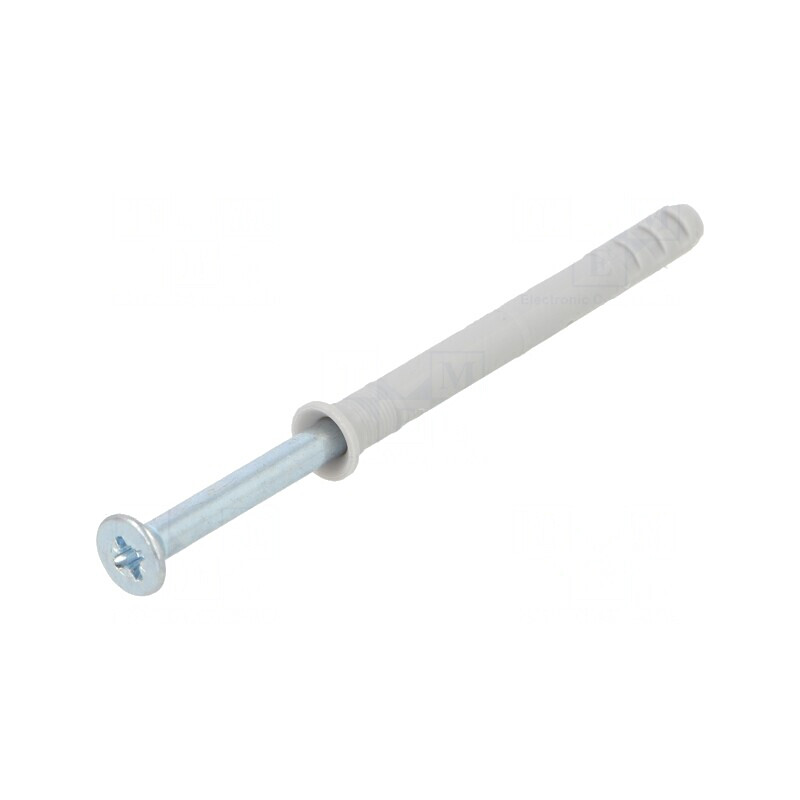 Plastic Anchor with Screw 5x50 Zinc-Plated Steel 100pcs | Electronic-mag.ro | Componente Electronice