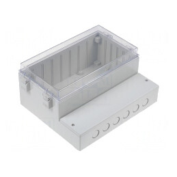 Carcasă de perete ABS IP65 222x185x106mm | Electronic-mag.ro | Componente Electronice