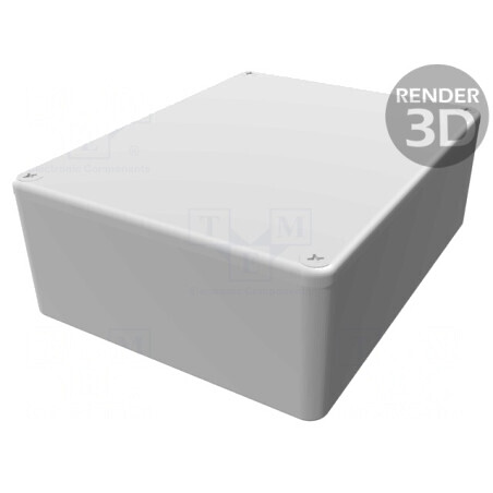 Carcasă universală aluminiu verde 94x119x42mm | Electronic-mag.ro | Componente Electronice