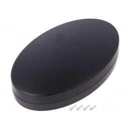 Carcasă Universală OVOTEK ABS Neagră 103x165x38mm | Electronic-mag.ro | Componente Electronice