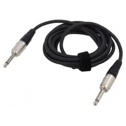 Cablu Jack 6,3mm 3m Negru | Electronic-mag.ro | Componente Electronice