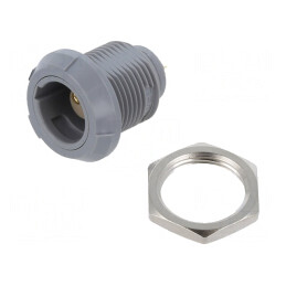 Mufă Mamă Circulară 2 Pin 10A IP50 0.5mm² | Electronic-mag.ro | Componente Electronice