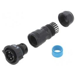 Conector Circular Mufă Tată 5 PIN cu Șurub X-Lok | Electronic-mag.ro | Componente Electronice