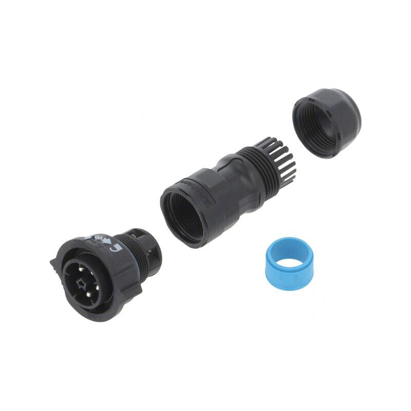 Conector Circular Mufă Tată 5 PIN cu Șurub X-Lok | Electronic-mag.ro | Componente Electronice