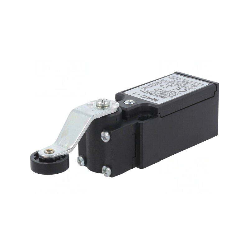 Limitator Cursă Manetă cu Rola din Plastic 43.5mm 18mm 10A | Electronic-mag.ro | Componente Electronice