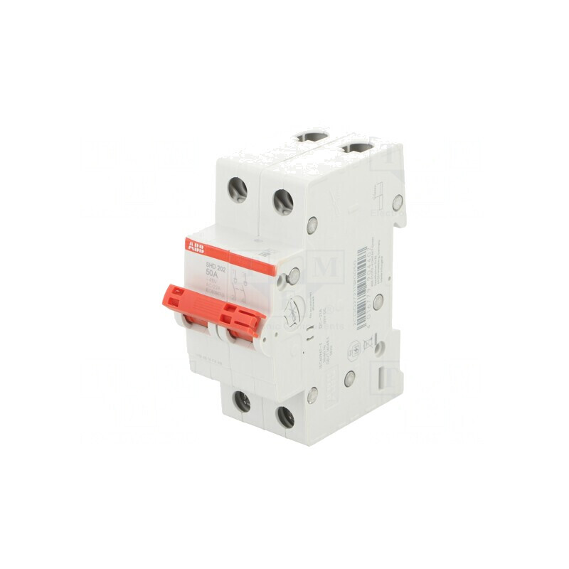 Separator-întrerupător 2 Poli 50A 415VAC pentru şină DIN | Electronic-mag.ro | Componente Electronice