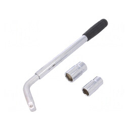 Cheie pentru roți oțel crom-vanadium 17mm 19mm 21mm 23mm | Electronic-mag.ro | Componente Electronice