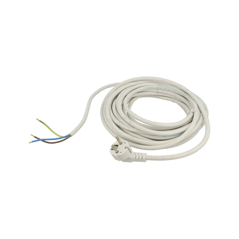 Cablu Alimentare 10m Alb 16A CEE 7/7 în Unghi | Electronic-mag.ro | Componente Electronice Cablu Alimentare 10m Alb 16A CEE 7/7 în Unghi | Electronic-mag.ro | Componente Electronice