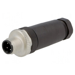 Mufă M12 4-PIN pe cablu IP67 DeviceNet/CANopen | Electronic-mag.ro | Componente Electronice