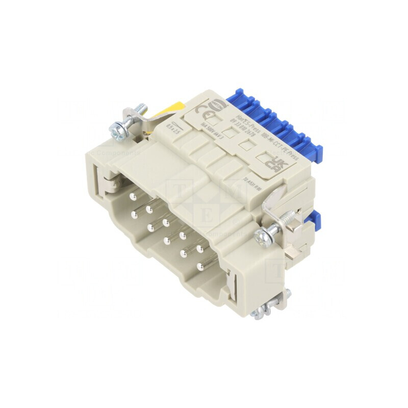 Conector HDC 10P Han ES Press PIN | Electronic-mag.ro | Componente Electronice
