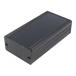 Carcasă aluminiu neagră AKG 55x100x28mm | Electronic-mag.ro | Componente Electronice