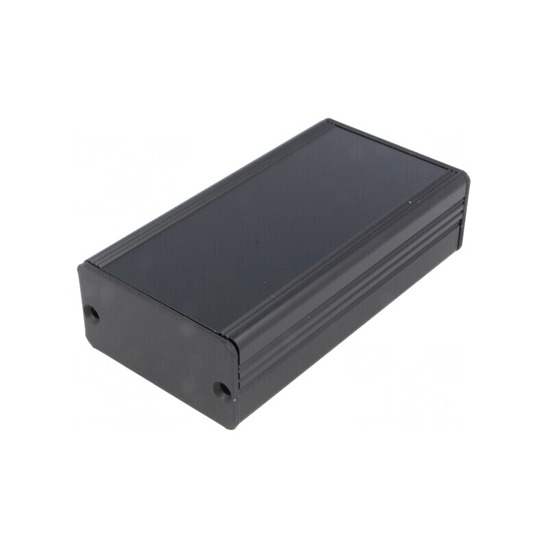 Carcasă aluminiu neagră AKG 55x100x28mm | Electronic-mag.ro | Componente Electronice