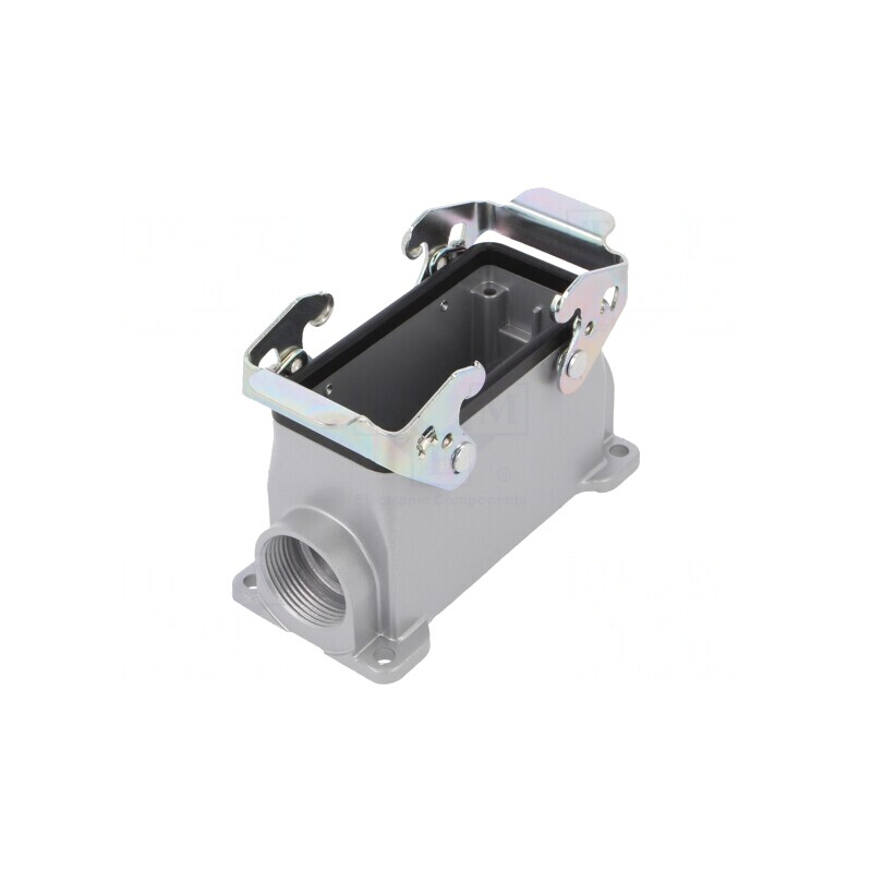 Carcasă pentru conectori HDC E16 aluminiu | Electronic-mag.ro | Componente Electronice