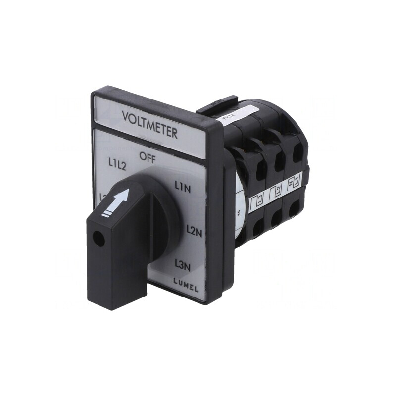 Comutator cu Came pentru Voltmetre 16A 7 Pozitii | Electronic-mag.ro | Componente Electronice