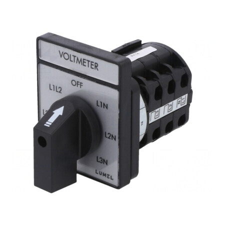 Comutator cu Came pentru Voltmetre 16A 7 Pozitii | Electronic-mag.ro | Componente Electronice