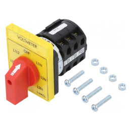 Comutator cu Came pentru Voltmetre 16A 7 Pozitii | Electronic-mag.ro | Componente Electronice