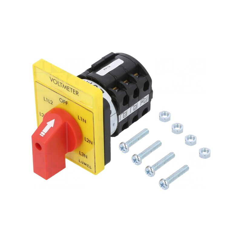 Comutator cu Came pentru Voltmetre 16A 7 Pozitii | Electronic-mag.ro | Componente Electronice