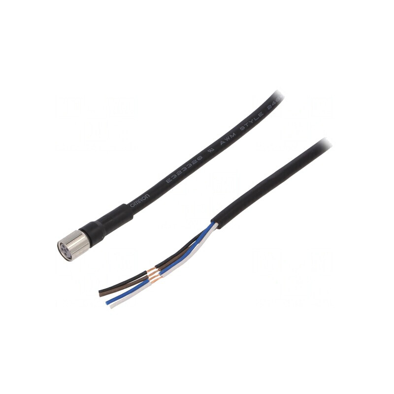 Cablu Conectare M8 4PIN 2m 250VAC | Electronic-mag.ro | Componente Electronice