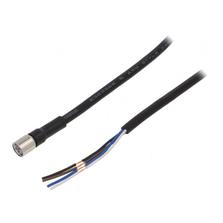 Cablu Conectare M8 4PIN 2m 250VAC | Electronic-mag.ro | Componente Electronice