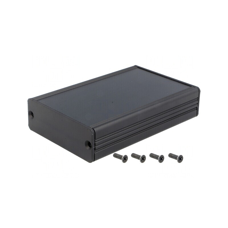 Carcasă aluminiu neagră AKG 69x100x24mm | Electronic-mag.ro | Componente Electronice Carcasă aluminiu neagră AKG 69x100x24mm | Electronic-mag.ro | Componente Electronice