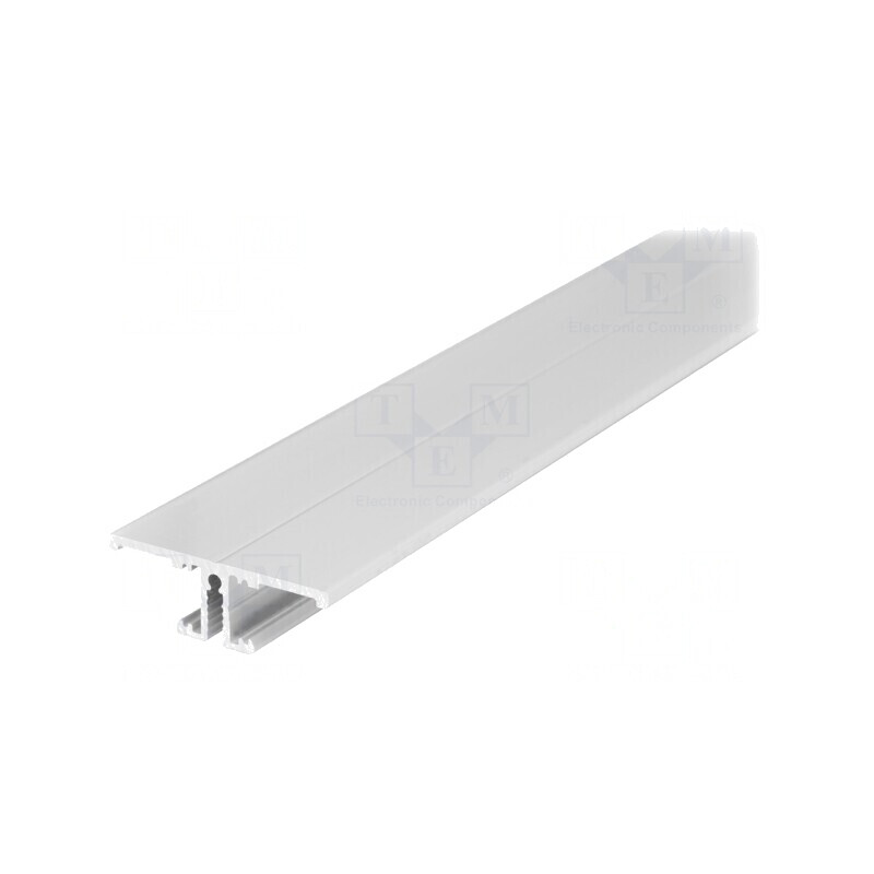 Profil Aluminiu 2m pentru Module LED Albă de Suprafață | Electronic-mag.ro | Componente Electronice