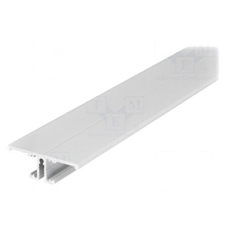 Profil Aluminiu 2m pentru Module LED Albă de Suprafață | Electronic-mag.ro | Componente Electronice