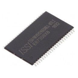 IC: memorie SRAM | 8MbSRAM | 512kx16bit | 2,4÷3,6V | 8ns | TSOP44 II | IS61WV51216EDBLL-8TLI