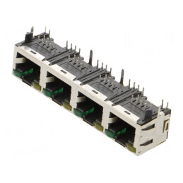 Placă LED Indicator Verde/Galben 1X4 | Electronic-mag.ro | Componente Electronice