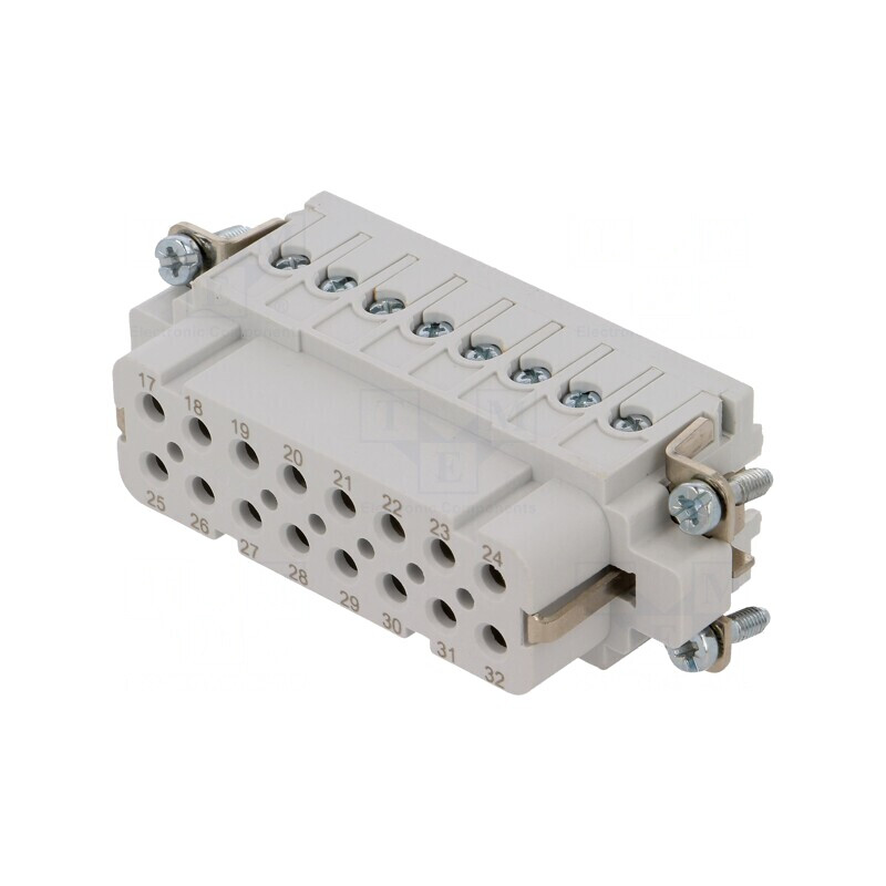 Conector HDC inserturi mamă 16 PIN 16 PE | Electronic-mag.ro | Componente Electronice