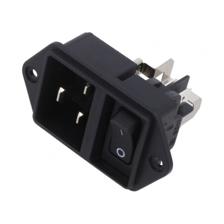 Conector Alimentare AC 16A 250VAC IEC 60320 | Electronic-mag.ro | Componente Electronice