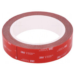 Bandă Adezivă Acrilică Gri 25mm x 5m 3M VHB GPH | Electronic-mag.ro | Componente Electronice