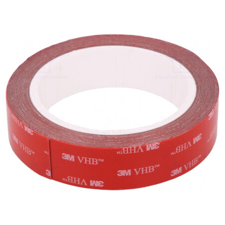 Bandă Adezivă Acrilică Gri 25mm x 5m 3M VHB GPH | Electronic-mag.ro | Componente Electronice