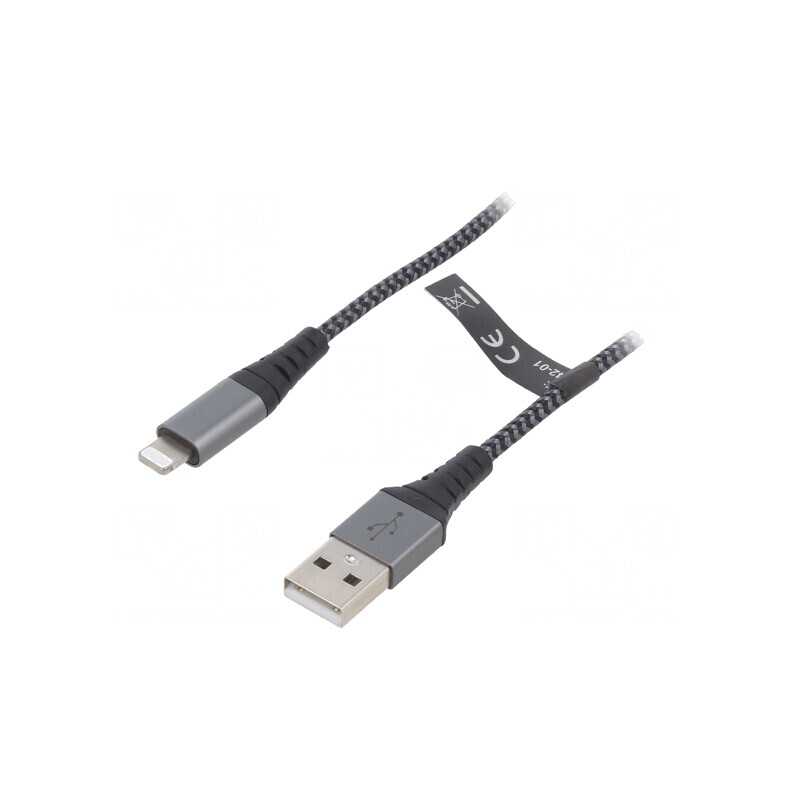Cablu USB 2.0 Apple Lightning 1m 480Mbps | Electronic-mag.ro | Componente Electronice Cablu USB 2.0 Apple Lightning 1m 480Mbps | Electronic-mag.ro | Componente Electronice