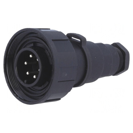 Conector Circular Mufă Tată 6 Pin Filet Interior PX0739/P | Electronic-mag.ro | Componente Electronice
