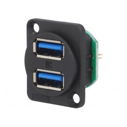 Soclu USB A dublu pini USB 3.0 1.27mm | Electronic-mag.ro | Componente Electronice