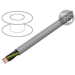 Cablu MEGAFLEX 500 8G1.5mm2 Neecranat Gri 300V 500V Cu Litat | Electronic-mag.ro | Componente Electronice