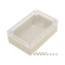 Carcasă Universală ABS IP65 85x125x40mm Ritec | Electronic-mag.ro | Componente Electronice