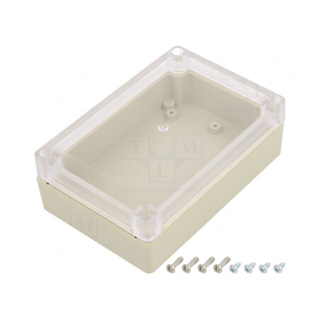Carcasă Universală ABS IP65 85x125x40mm Ritec | Electronic-mag.ro | Componente Electronice