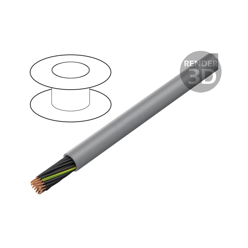 Cablu de Control chainflex® CF130.UL 25G1mm2 PVC Gri | Electronic-mag.ro | Componente Electronice