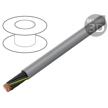 Cablu de Control chainflex® CF130.UL 25G1mm2 PVC Gri | Electronic-mag.ro | Componente Electronice