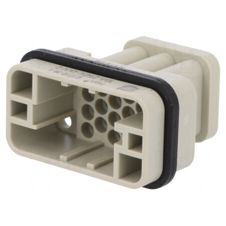 Conector HDC Inserturi Contact Tată Han Q 18 17 PE | Electronic-mag.ro | Componente Electronice