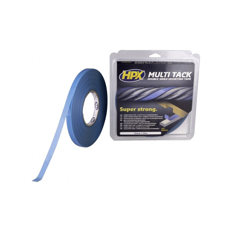 Bandă Dublu Adezivă Semitransparentă 19mm x 25m x 0,8mm | Electronic-mag.ro | Componente Electronice