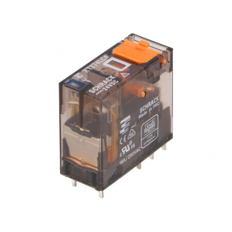 Releu Electromagnetic SPDT 24VDC 16A | Electronic-mag.ro | Componente Electronice