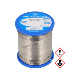 Sârmă de lipit cu plumb 0.7mm 250g 183°C BROFIL | Electronic-mag.ro | Componente Electronice