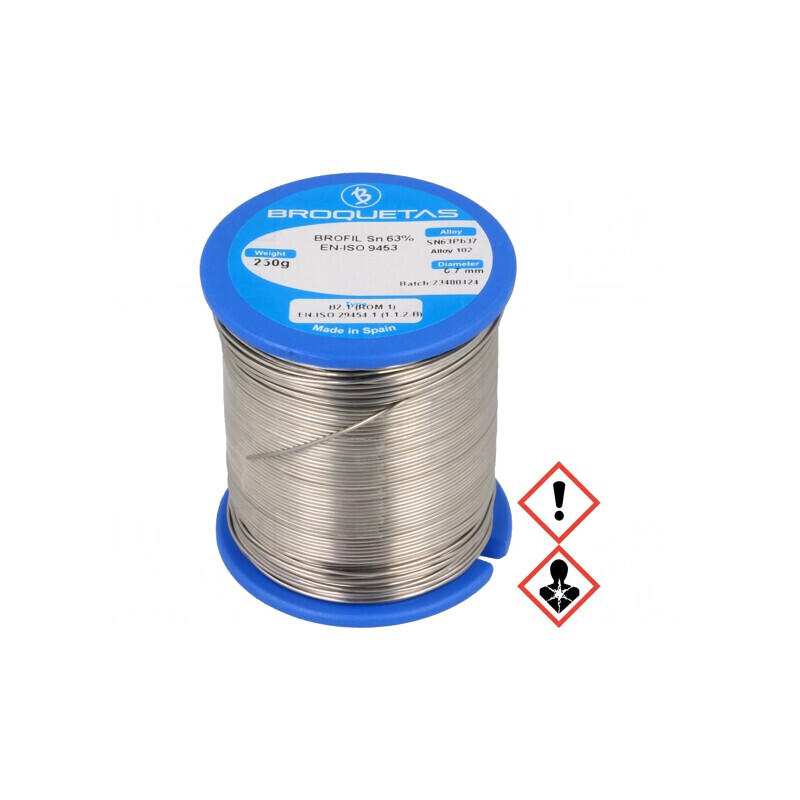 Sârmă de lipit cu plumb 0.7mm 250g 183°C BROFIL | Electronic-mag.ro | Componente Electronice Sârmă de lipit cu plumb 0.7mm 250g 183°C BROFIL | Electronic-mag.ro | Componente Electronice