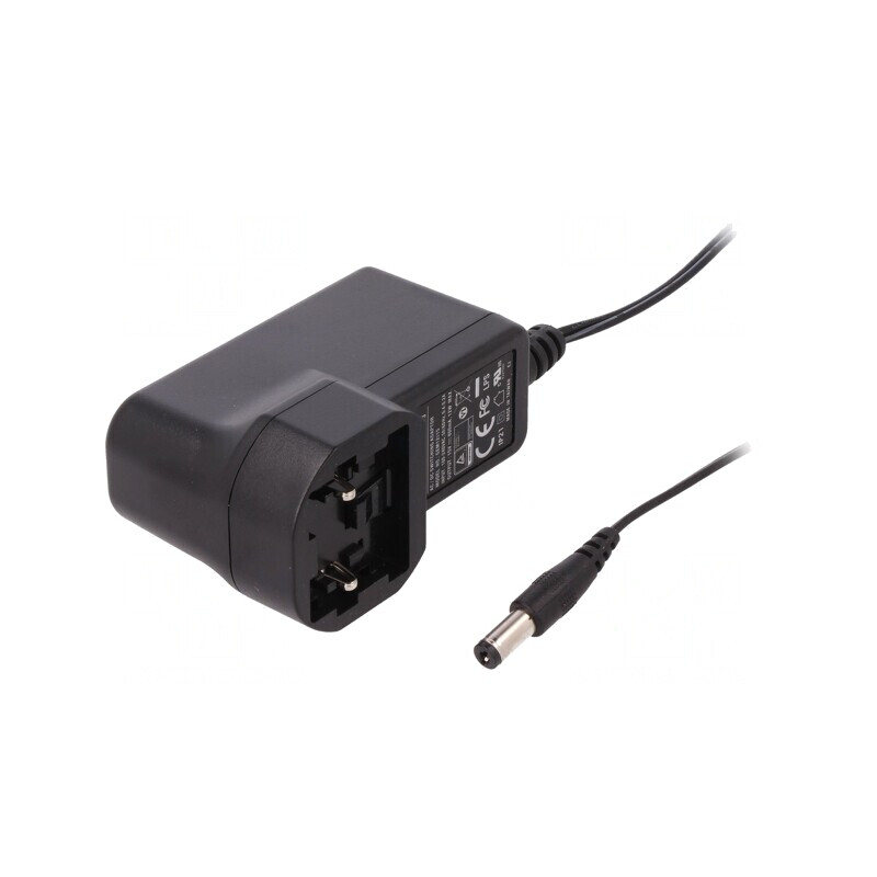 Alimentator Pulsatoriu 15VDC 0.8A 12W 5.5/2.1 GEM12I15-P1J | Electronic-mag.ro | Componente Electronice