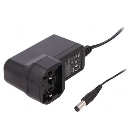Alimentator Pulsatoriu 15VDC 0.8A 12W 5.5/2.1 GEM12I15-P1J | Electronic-mag.ro | Componente Electronice